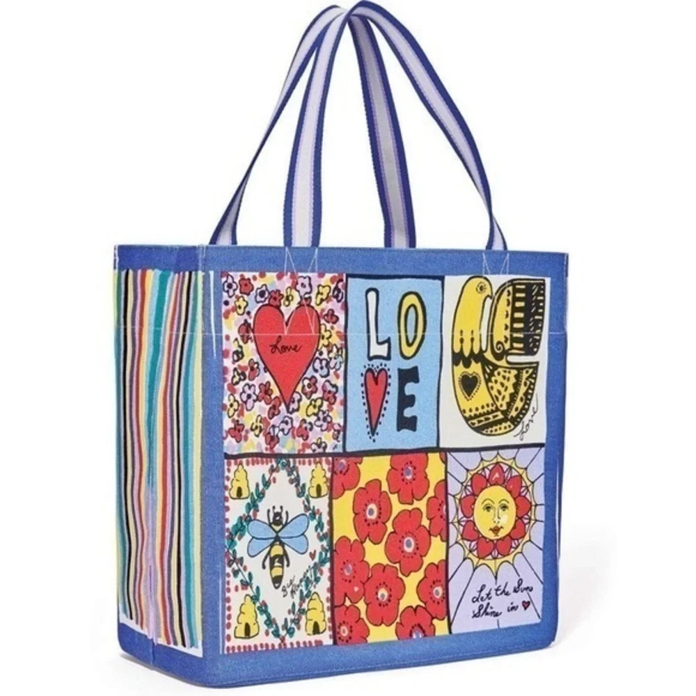 Brighton you warm my heart bee canvas tote bag